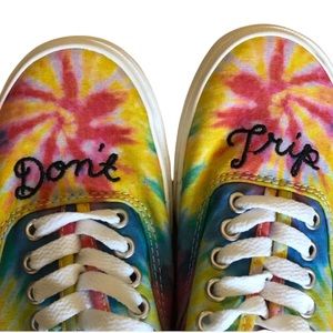 Don’t Trip Tie-Dye Sneakers